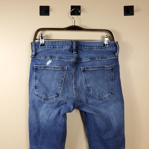 Old Navy Distressed Slim Jeans Built-in Flex Size 29x30 - Picture 6 of 9